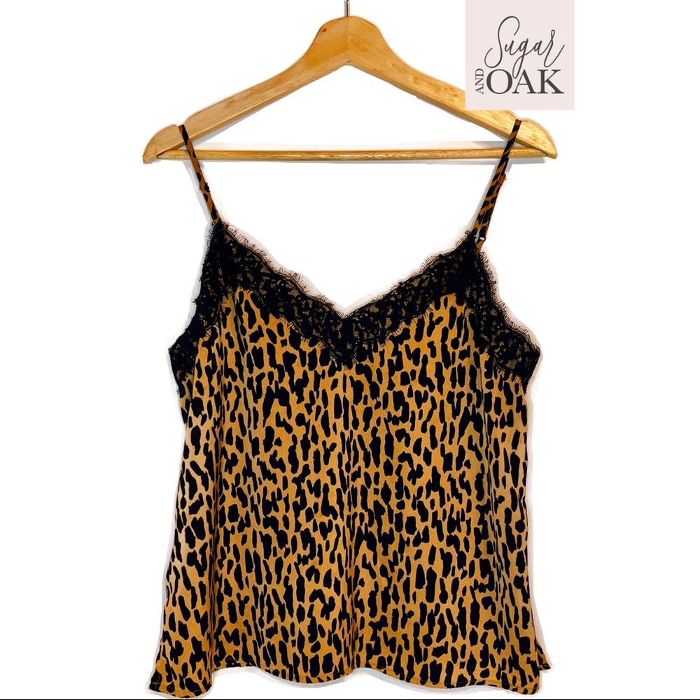 Nordstrom BP. Animal Print Spaghetti Strap Cami